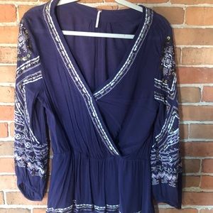 Free people embroidered blouse